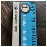 Dominion Lock Tubular Deadbolt Lot (1 Box)
