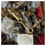 Brass & Chrome Plumbing Fixture Lot