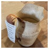 Primitive Farmhouse Galvanized Metal Milk Can Pitcher 