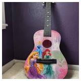 First Act Disney Princess Pink Acoustic Guitar W  Cinderella, Ariel & Rapunzel