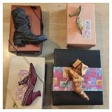 Raine Just the Right Shoe Collection Resin Figurines by Lorraine Vail