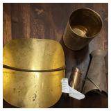 Brass Fireplace & Hearth Accessories - Log Carrier, Bucket & More