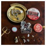 1980s Springfield High School Spartans Sports Buttons, Lapel Pins & More