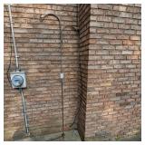 Adjustable Black Metal Double Shepherds Hook Plant Hanger
