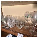 Holiday Frosted White Pine Tree Stemless gGasses, Painted Goblets & More