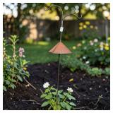 Metal Double Shepherds Hook & Metal Cone Squirrel Baffle