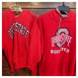 Steve & Barrys Athletic Stadium Ohio State University Hooded Sweatshirts (L, XL)