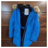 Vibrant Blue Tokyo Laundry Outfitters 1968 Woolly Fleece-Lined Winter Parka 