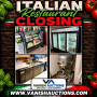 Italian Pizza Restaurant Liquidation