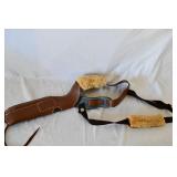 Leather Rifle Sling With Sheepskin Padding