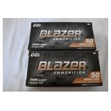 CCI Blazer 9mm Luger Ammunition 115 Grain FMJ