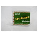 Remington 22 Subsonic Long Rifle Ammo