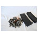 Two AR-15 Magazines With 45 Rounds