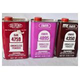 Vintage IMR Smokeless Powder Cans