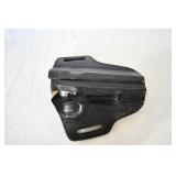 Black Leather Holster for Belt Attachment