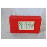 Red Box With .338 Rifle Cartridges