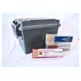 .22 Rifle Ammo with Ammo Can
