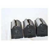 Three Ruger .22 WMRF Magazines