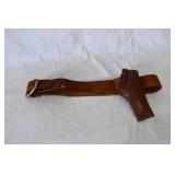Vintage Leather Gun Holster Belt