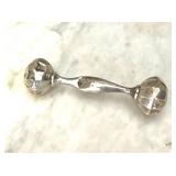 Sterling silver baby rattle Sterling silver baby rattle