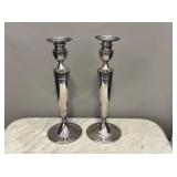 Sterling candleholders Sterling candleholders