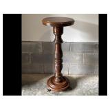 Wood pedestal Wood pedestal