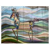 Quilted horse wall hanging Quilted horse wall hanging
