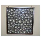 Rondel Bullseye Glass Panel Rondel Bullseye Glass Panel