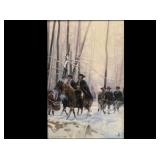 Bitter WInter at Jockey Hollow, White Historic Art Bitter WInter at Jockey Hollow, White Historic Art