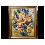 Floral Oil on Canvas Floral Oil on Canvas