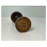 1862 Brass and Wood Southern Pine Co. Stamp 1862 Brass and Wood Southern Pine Co. Stamp
