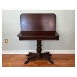 Mahogany Game Table Mahogany Game Table