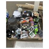 Loaded Pallet Patio Lights/Planters/Chairs etc.