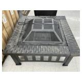 Wood-Burning Firepit w/ Grate and Lid