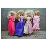 Mattel Barbie Doll Lot of 4 -