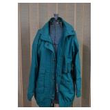 Vintage Women's Turquoise London Fog Jacket