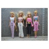 Mattel Barbie Doll Lot of 4