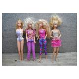 Mattel Barbie Doll Lot of 4