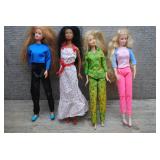 Mattel Barbie Doll Lot of 4 -