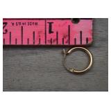 Single 10K Gold Hoop Earring