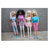 Mattel Barbie Doll Lot of 4 -