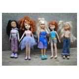 Mattel Wee 3 Friends 5 Doll Lot; Stacie Janet Lila