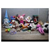 Vtg Ty & Disney Plush Lot - Piglet & Blizzard