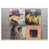4 Vinyl Records -Country