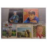 5 Vinyl Records -Country