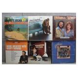 6 Vinyl Records -Country