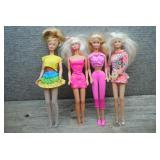 Mattel Barbie Doll Lot of 4 -