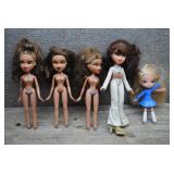 Bratz MGA Doll Lot: Dana, Sasha, Cloe & Baby Bratz