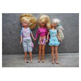 Lot of 80/90s Skipper Dolls - Mattel Barbie