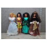 Mattel Barbie Doll Lot of 4 - Holiday Sisters Doll